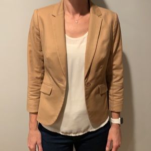 Limited 3/4 sleeve Camel Colored Blazer, Sz XS